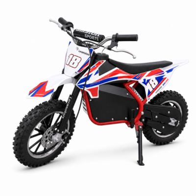 Elektrická motorka Leramotors Devil Deluxe 800W/36V červená
