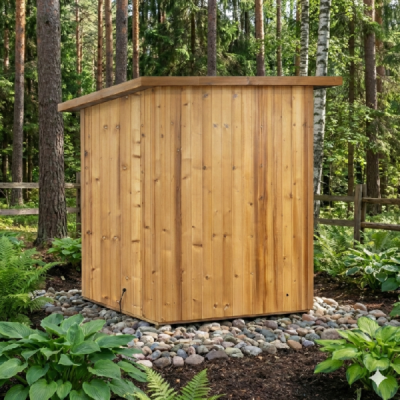 Lerax finská sauna čtvercová thermowood 180
