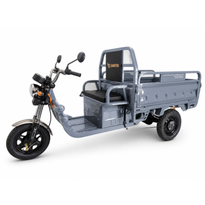 Elektrická Nákladní Tříkolka Leramotors Cargo G1 1000W - Tuk Tuk, šedá