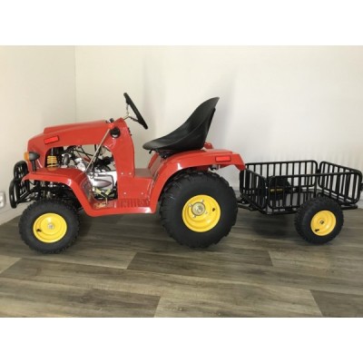 Traktor s vozíkem 110ccm červený