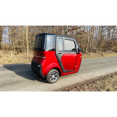 Tříkolka Leramotors E1, červená, možnost i bez řidičáku