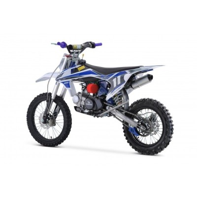 Dětská benzínová motorka Pitbike Leramotors Shark 125cc 4T 17/14 modrá