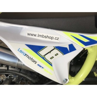 Dětská benzínová motorka Pitbike Leramotors Spirit 90 12/10 Automat Žlutá
