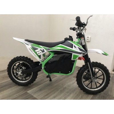 Elektrická motorka Leramotors Devil Deluxe 800W/36V zelená