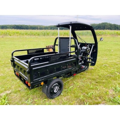 Elektrická Nákladní Tříkolka Leramotors Cargo G1 1000W - Tuk Tuk, +kapotáž, černá