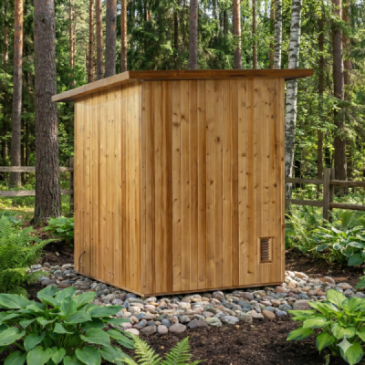 Lerax finská sauna čtvercová thermowood 180