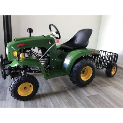 Traktor s vozíkem 110ccm zelený