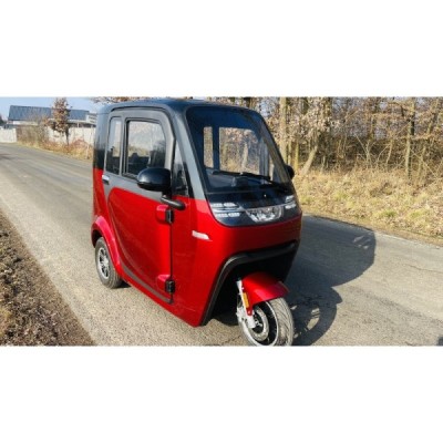 Tříkolka Leramotors E1, červená, možnost i bez řidičáku