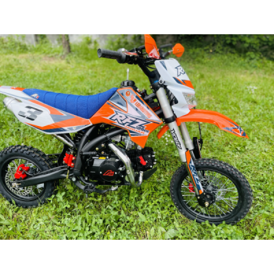 Dětská benzínová motorka Pitbike Leramotors By Apollo Jaguar 125cc 17“/14“ E-Start Oranžová