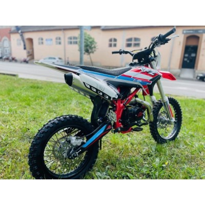 Dětská benzínová motorka Pitbike Leramotors By Apollo THUNDER 125cc 17/14 E-Start Červená