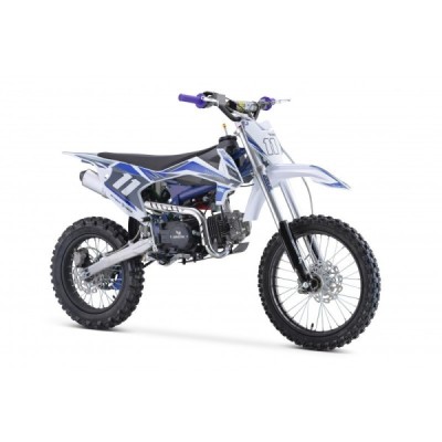 Dětská benzínová motorka Pitbike Leramotors Shark 125cc 4T 17/14 modrá