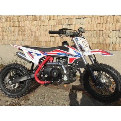 Dětská benzínová motorka Pitbike Leramotors Spirit 90 12/10 Automat Červená