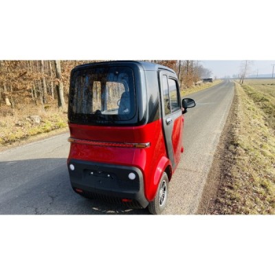 Tříkolka Leramotors E1, červená, možnost i bez řidičáku