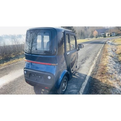 Tříkolka Leramotors E1, modrá, možnost i bez řidičáku