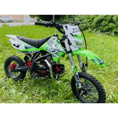 Dětská benzínová motorka Pitbike Leramotors By Apollo Jaguar 125cc 14“/12“ E-Start Zelená
