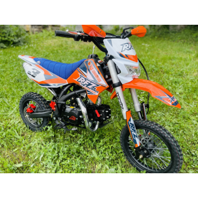 Dětská benzínová motorka Pitbike Leramotors By Apollo Jaguar 125cc 17“/14“ E-Start Oranžová