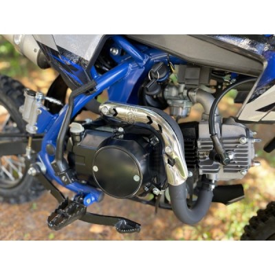Dětská benzínová motorka Pitbike Leramotors Cannon 125ccm 4T 14/12 E-Start Modrá