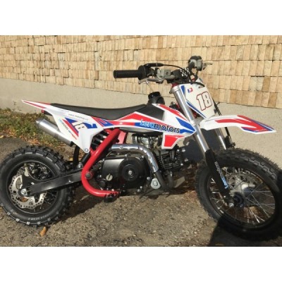 Dětská benzínová motorka Pitbike Leramotors Spirit 90 12/10 Automat Červená