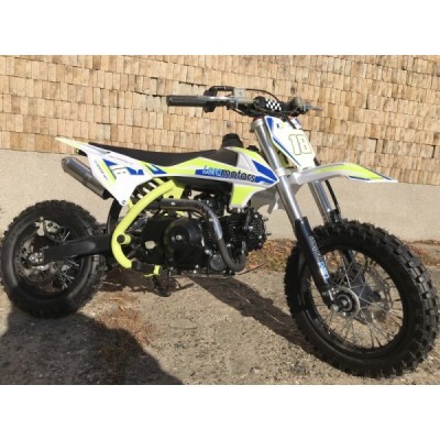 Dětská benzínová motorka Pitbike Leramotors Spirit 90 12/10 Automat Žlutá