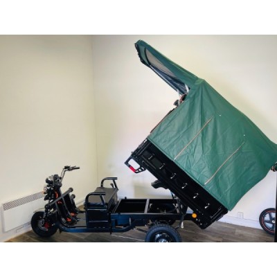 Elektrická Nákladní Tříkolka Leramotors Cargo G1 1000W - Tuk Tuk, +plachta