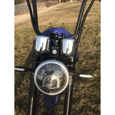 Elektro chopper Lera Scooters C8 2000W Modrá