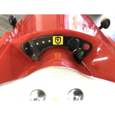 Traktor s vozíkem 110ccm červený