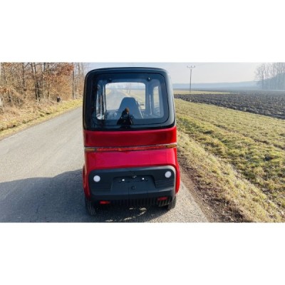 Tříkolka Leramotors E1, červená, možnost i bez řidičáku