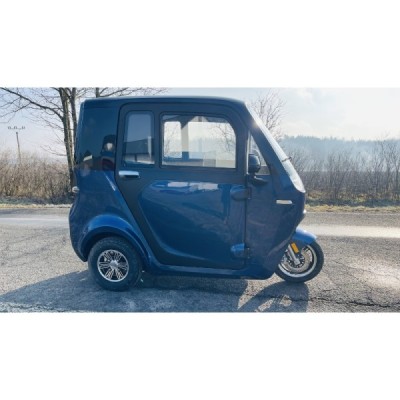 Tříkolka Leramotors E1, modrá, možnost i bez řidičáku