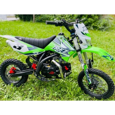 Dětská benzínová motorka Pitbike Leramotors By Apollo Jaguar 125cc 14“/12“ E-Start Zelená