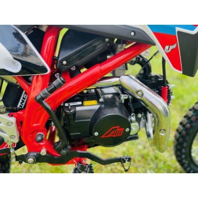 Dětská benzínová motorka Pitbike Leramotors By Apollo THUNDER 125cc 17/14 E-Start Červená
