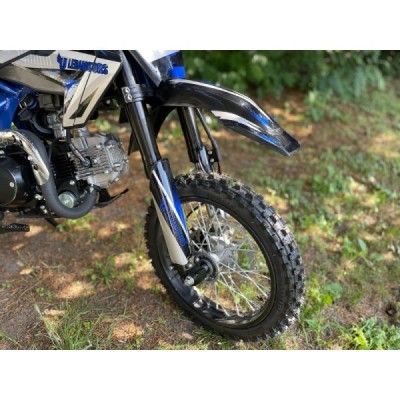Dětská benzínová motorka Pitbike Leramotors Cannon 125ccm 4T 14/12 E-Start Modrá