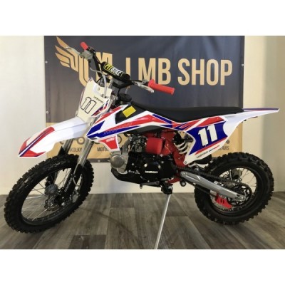 Dětská benzínová motorka Pitbike Leramotors Shark 125cc 4T 17/14 červená