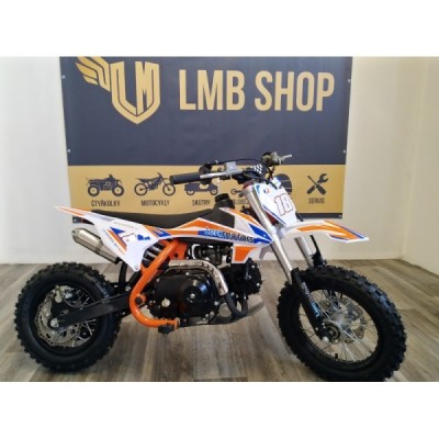 Dětská benzínová motorka Pitbike Leramotors Spirit 90 12/10 Automat Oranžová