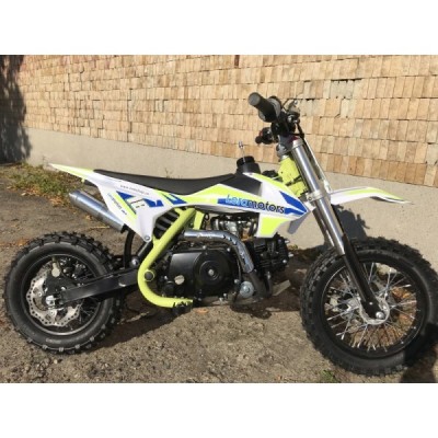 Dětská benzínová motorka Pitbike Leramotors Spirit 90 12/10 Automat Žlutá