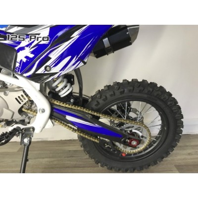 Dětská benzínová motorka Pitbike Leramotors Tornado 125ccm Pro 4T 17/14  modrá