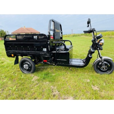 Elektrická Nákladní Tříkolka Leramotors Cargo G1 1000W - Tuk Tuk, černá
