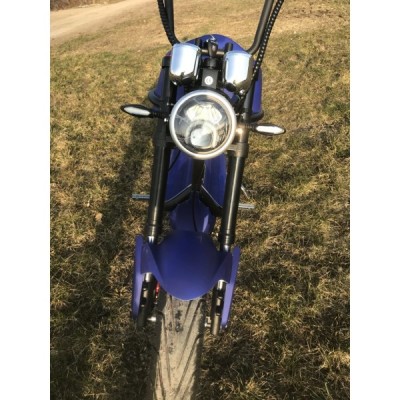 Elektro chopper Lera Scooters C8 2000W Modrá