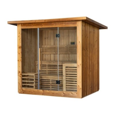 Lerax finská sauna čtvercová thermowood 240