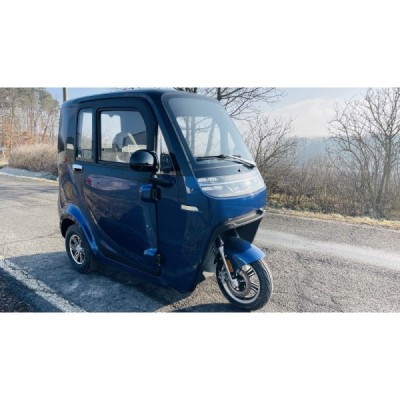 Tříkolka Leramotors E1, modrá, možnost i bez řidičáku
