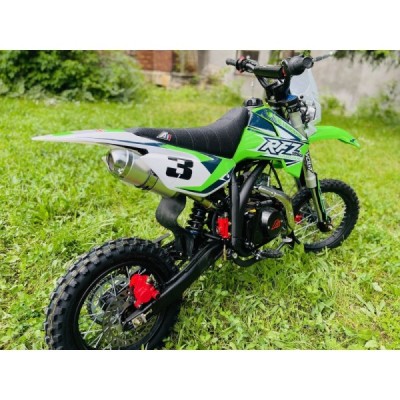 Dětská benzínová motorka Pitbike Leramotors By Apollo Jaguar 125cc 14“/12“ E-Start Zelená