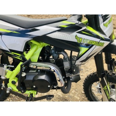 Dětská benzínová motorka Pitbike Leramotors Cannon 125ccm 4T 14/12 E-Start Zelená