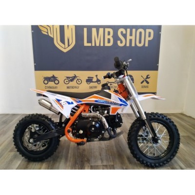 Dětská benzínová motorka Pitbike Leramotors Spirit 90 12/10 Automat Oranžová