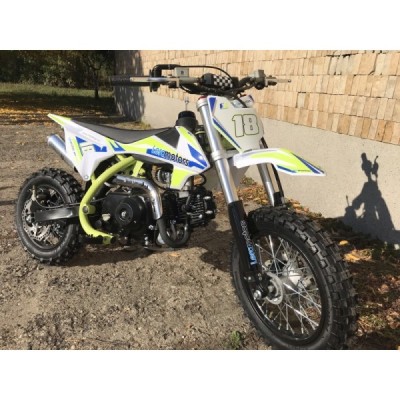 Dětská benzínová motorka Pitbike Leramotors Spirit 90 12/10 Automat Žlutá
