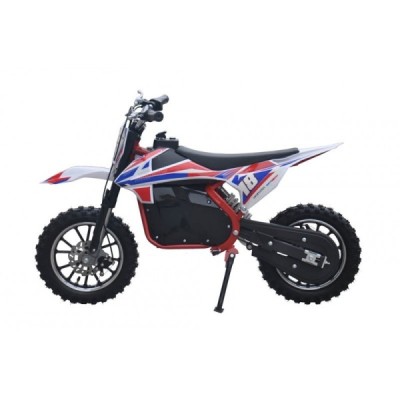 Elektrická motorka Leramotors Devil Deluxe 800W/36V červená