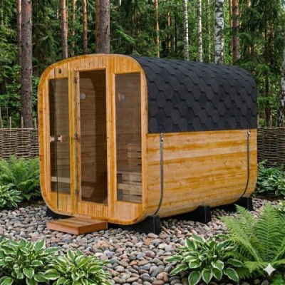 Lerax finská sauna hranatá thermowood 210