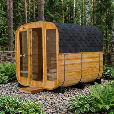 Lerax finská sauna hranatá thermowood 240