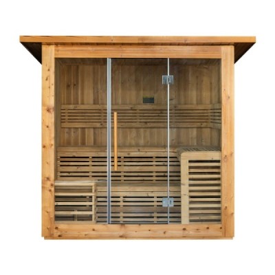 Lerax finská sauna čtvercová thermowood 240