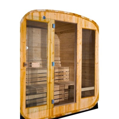 Lerax finská sauna hranatá thermowood 210