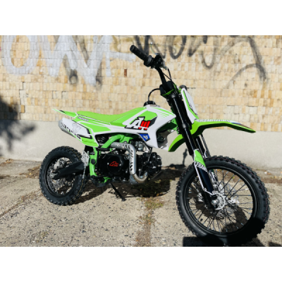 Pitbike Leramotors By Apollo THUNDER 125 Poloautomat 14/12 E-Start Zelená