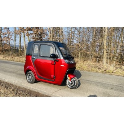 Tříkolka Leramotors E1, červená, možnost i bez řidičáku